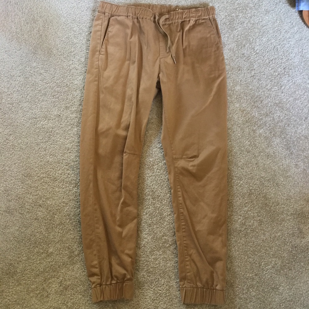 tan pacsun joggers